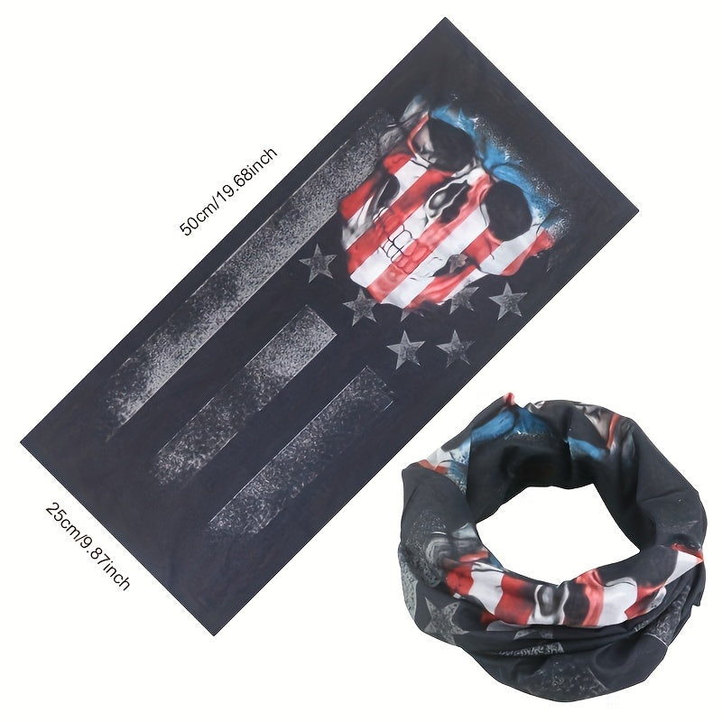 Halloween Cycling Face Mask Outdoor Riding UV Protection Scarf