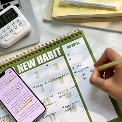 A4 Coil Weekly Planner for Students and Office Workers