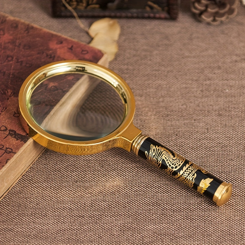 Handheld Magnifying Glass 80MM Magnifier Inspection Coins Rocks Map