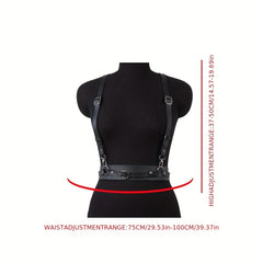 PU Leather Harness Belt for Women and Girls