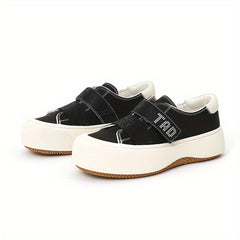 Women's Stylish Thick Bottom Shoes, Versatile Low Top Travel Shoes