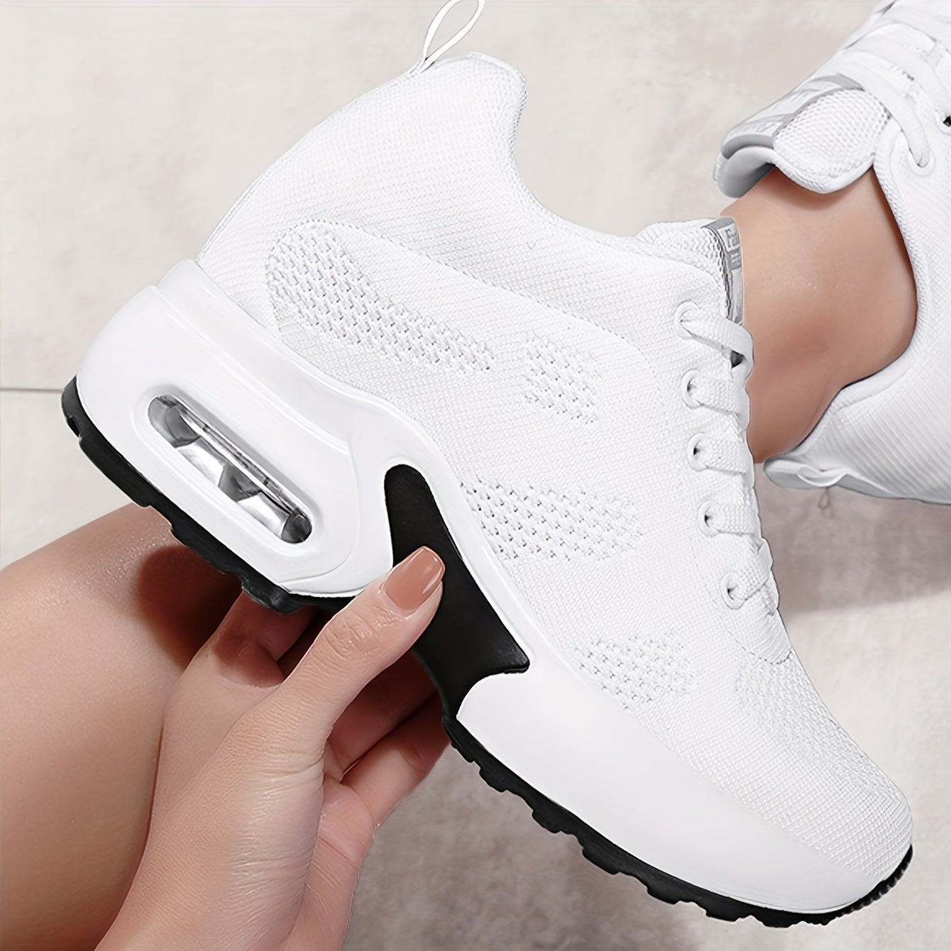 Women's Hidden Heel Breathable Athletic Sneakers