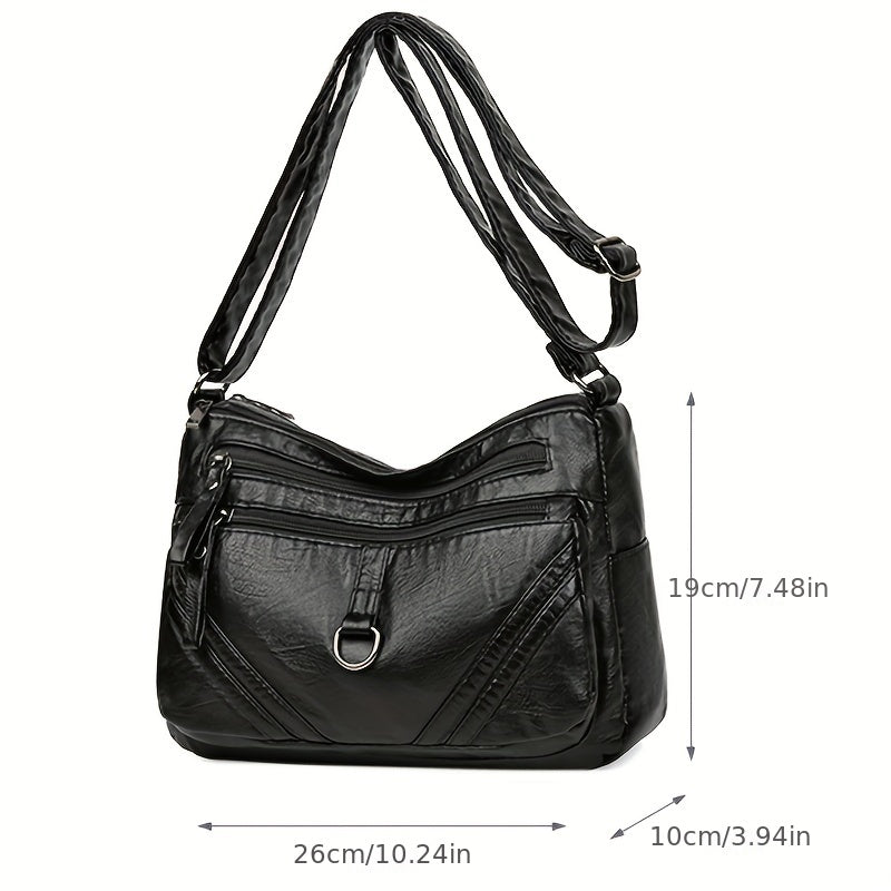 Crossbody Bag Women's Pockets Purses Daily Shoulder Bag