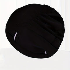Pleated Swim Caps for Men Women Large Head Long Short Hair Bathing Cap