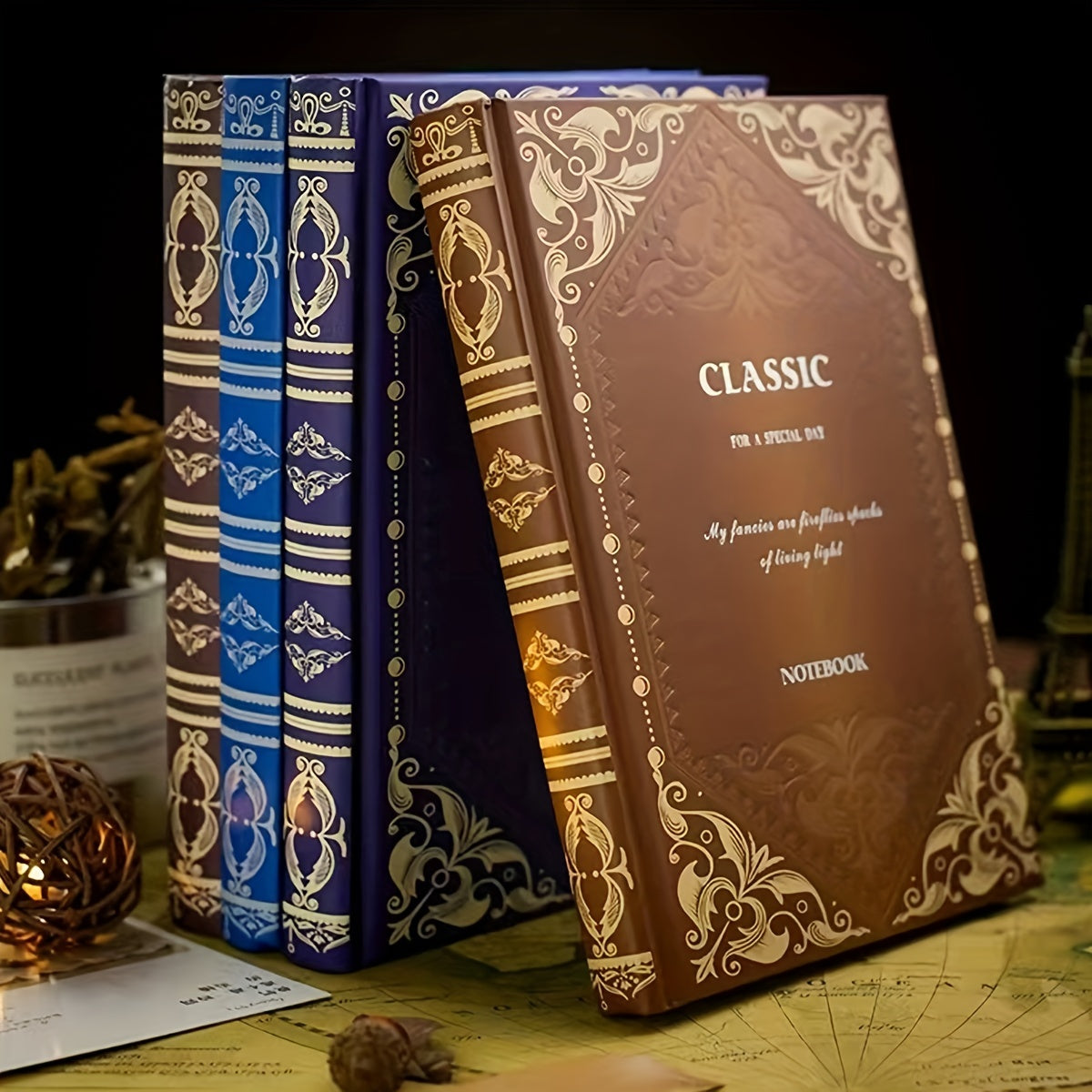 Retro Magic Book Organizer A5 Size Classic Hardcover Notebook