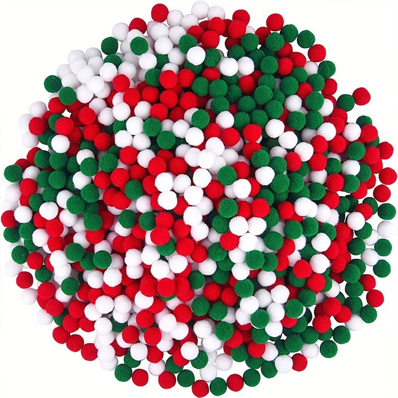 600pcs Christmas Red Green Balls for Party Supplies