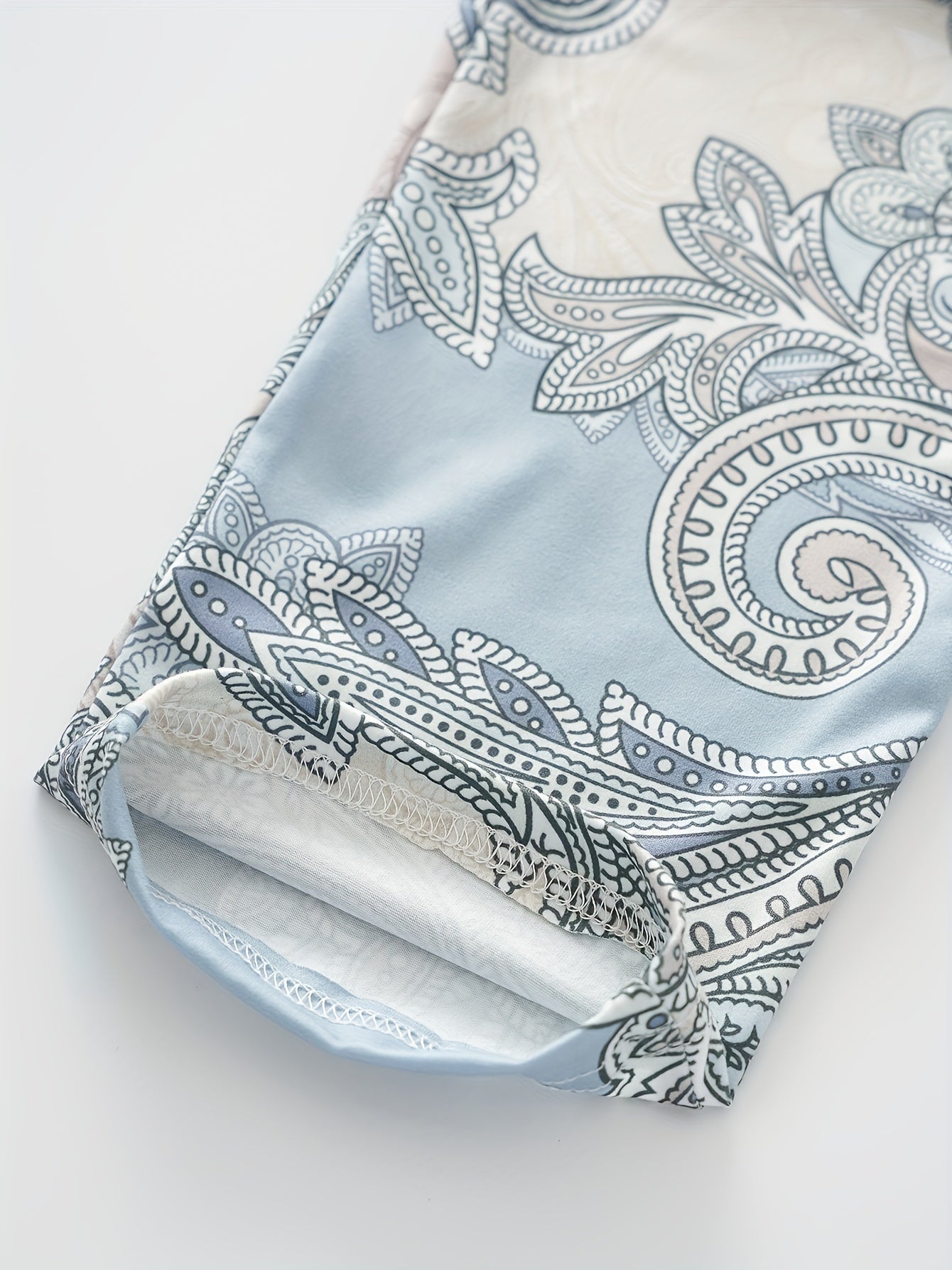  Boho Leggings Women's Plus Paisley Print High Stretch Skinny Leggings