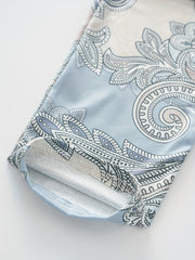  Boho Leggings Women's Plus Paisley Print High Stretch Skinny Leggings