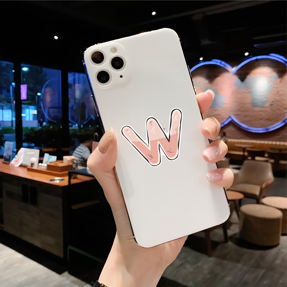 36pcs Cartoon Letter Stickers for Cup Notebook Phone Furniture Travel Cases