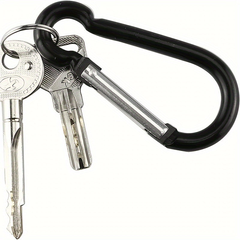 10pcs Aluminum Carabiners for Camping Hiking 4 32 cm