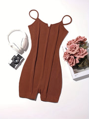 Sexy Spaghetti Jumpsuit Slim Short Summer Jumpsuit