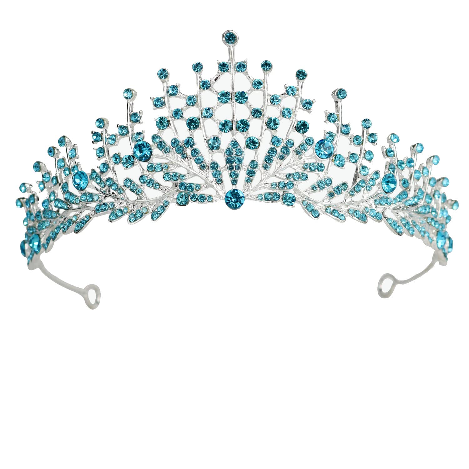 Baroque Crystal Queen Crowns Tiaras Princess Hair Accessories