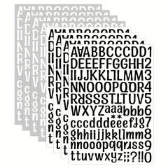 Graduation Cap Letter Stickers Vinyl Self Adhesive Alphabet Numbers