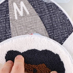 Cartoon Big Bear Embroidery Patches Fabric Art Decor DIY Clothes Accessories