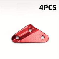 4pcs Aluminium Triangle Buckles Tent Canopy Windproof Rope Buckle