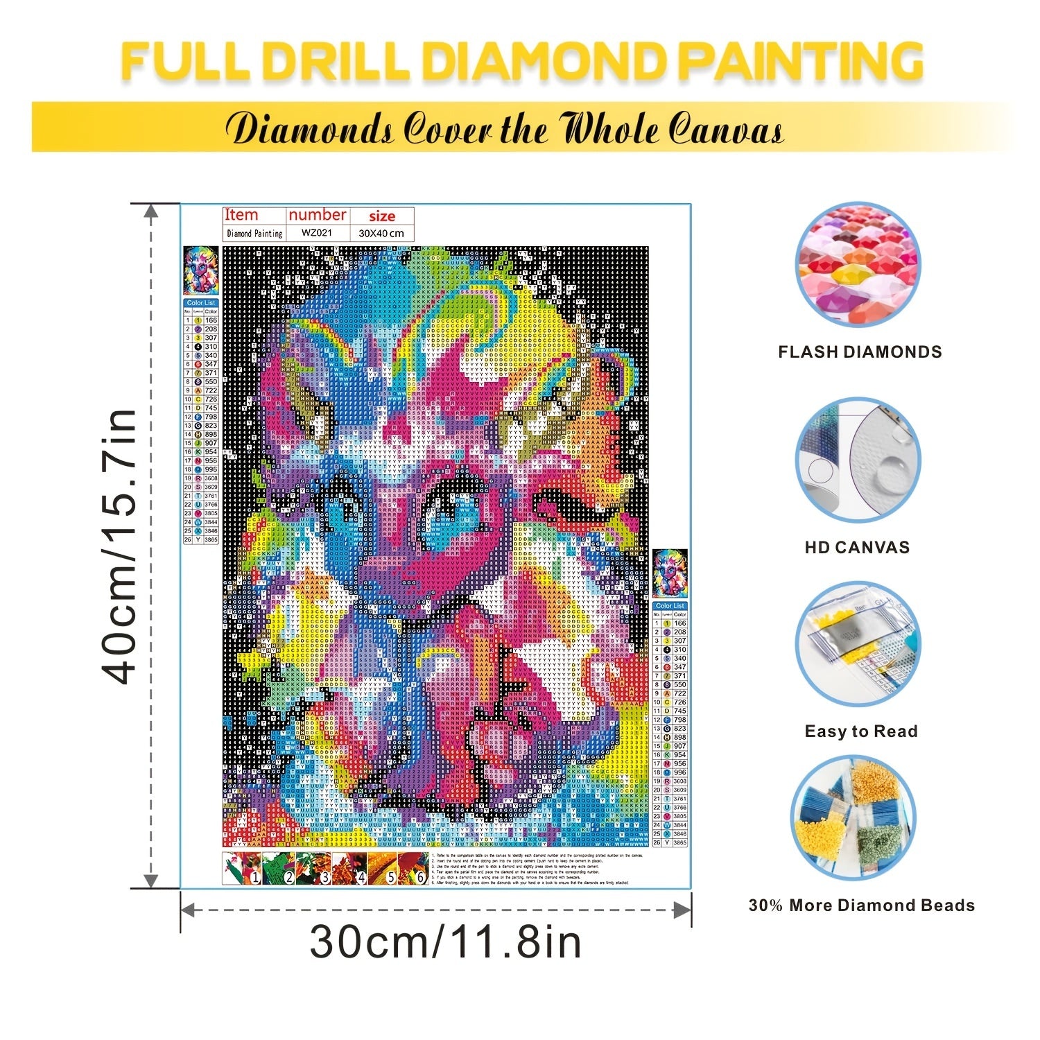 5D Diamond Painting Kit for Adults with Full Tools - Home Wall Decor