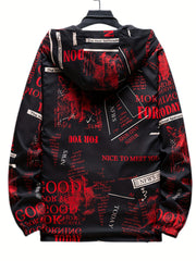 Spring Autumn Mens Casual Reversible Hoodie Jacket Men Clothes