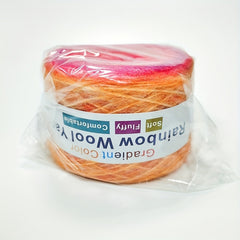 Gradient Spray Wool Thread for Scarves Hats Clothing