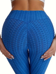 High Waist Honeycomb Butt Lifting Leggings