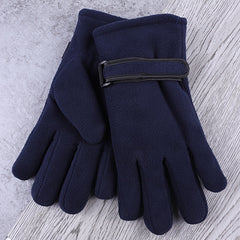 Warm Fleece Outdoor Cycling Gloves Thickened Windproof Ski Gloves