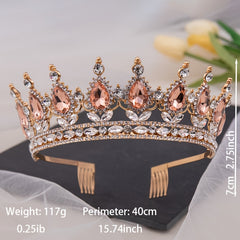 Crystal Rhinestone Bridal Wedding Tiara Headband for Girls