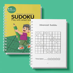 1pc Intermediate Sudoku Puzzle Booklet for Ages 6-9 Colorful Grids