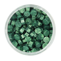200pcs Pine Green Metallic Luster Sealing Wax Beads for Wax Sealing