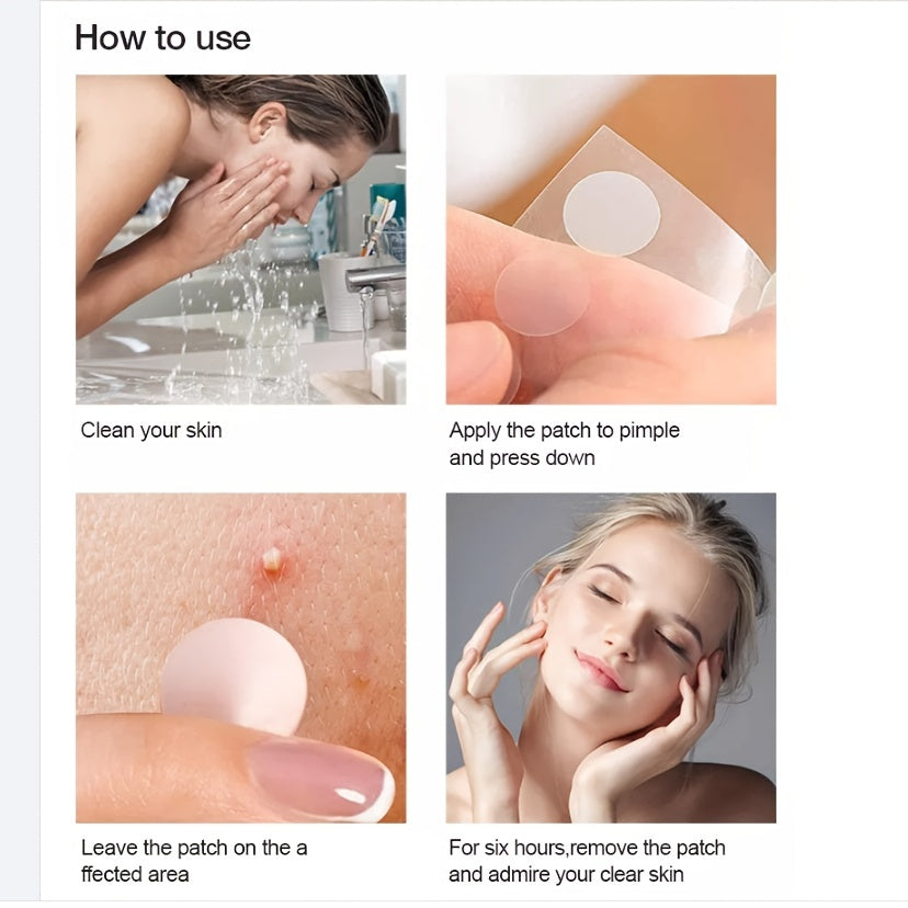 Acne Pimple Patches Hydrocolloid Stars 36pcs
