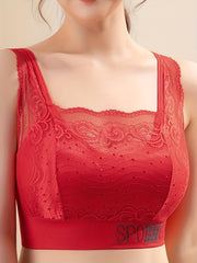 Lace Wireless Bra Soft Stretch Tank Bra