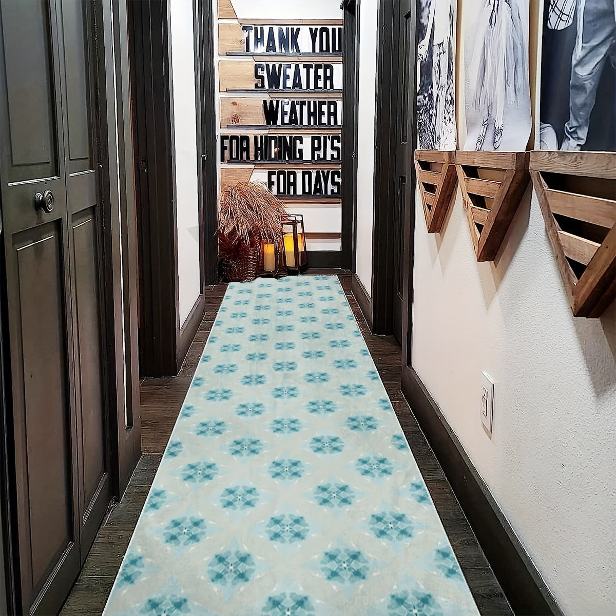 Long Oriental Hallway Rug Runner Soft Non Slip Stair Carpet Runner