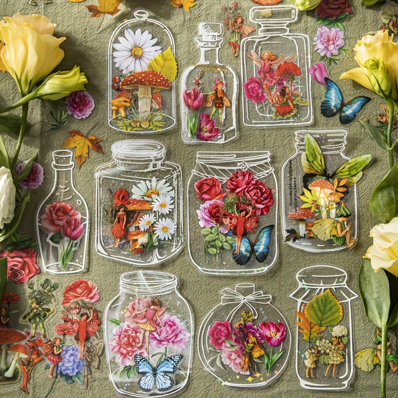 40pcs Dried Flower Bookmarks DIY Set for Plant Bookmark Making