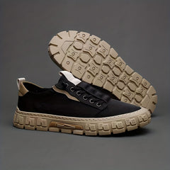 Men's Lace up Skate Shoes Good Grip Canvas Sneakers