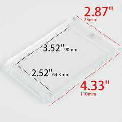 21pcs Magnetic Sports Card Holders Anti UV Transparent Cases