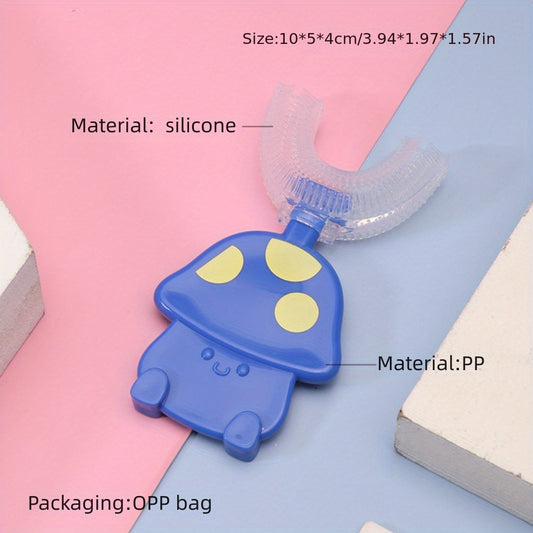 Kids U Shape Silicone Toothbrush Baby Mouth Cleaning Toothbrush