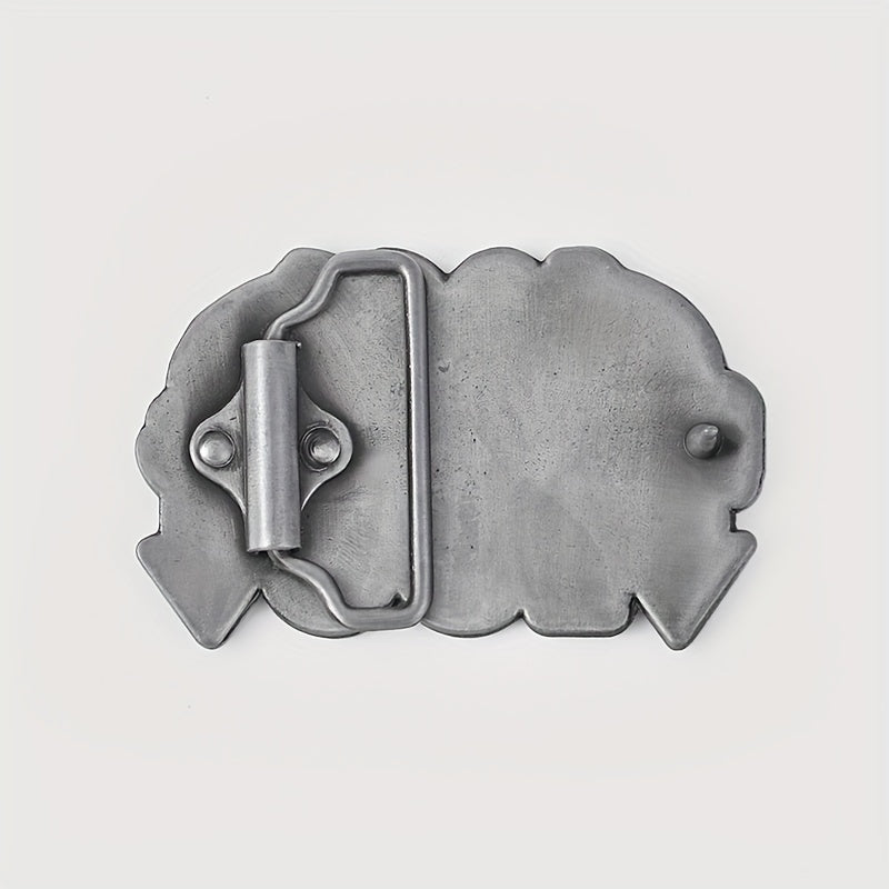 Vintage Letter Belt Buckle for Women & Men DIY Waistband Accessories