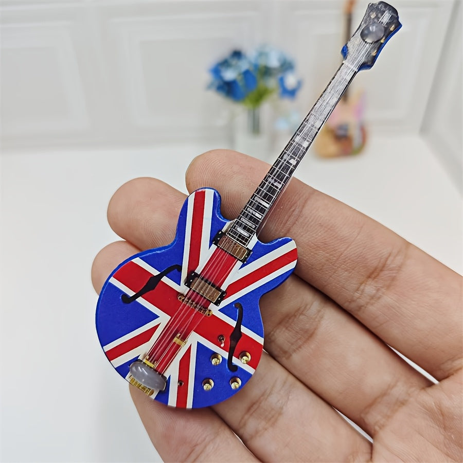 Dollhouse Guitar Model Ornament Micro Scale Home Decor
