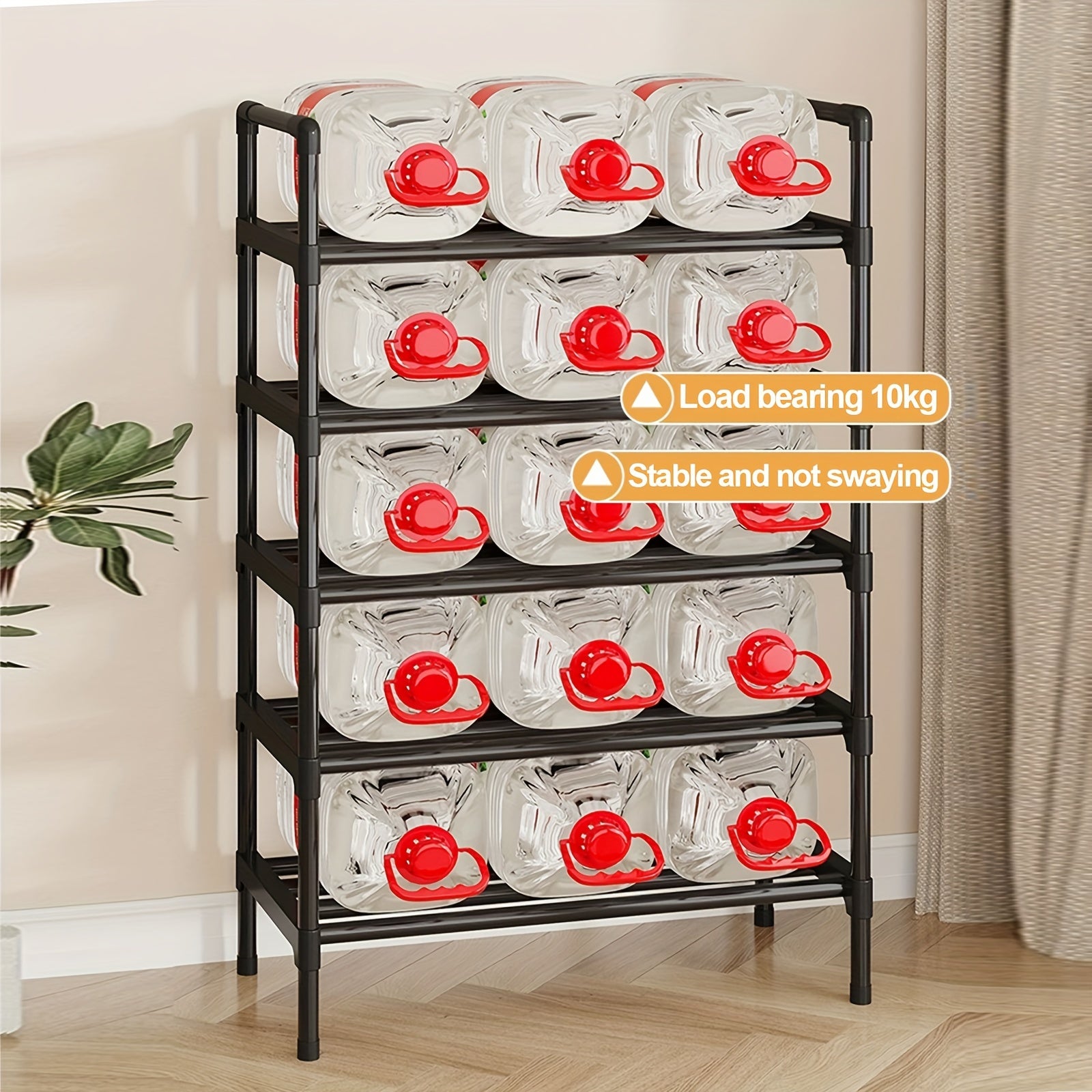 KYHK Heavy Duty Metal Shoe Storage Rack 8 Layer