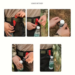 Portable Bottle Clip for Outdoor Camping & Hiking