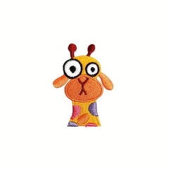 8pcs Giraffe Pattern Iron On Patches Sew On Embroidered Applique