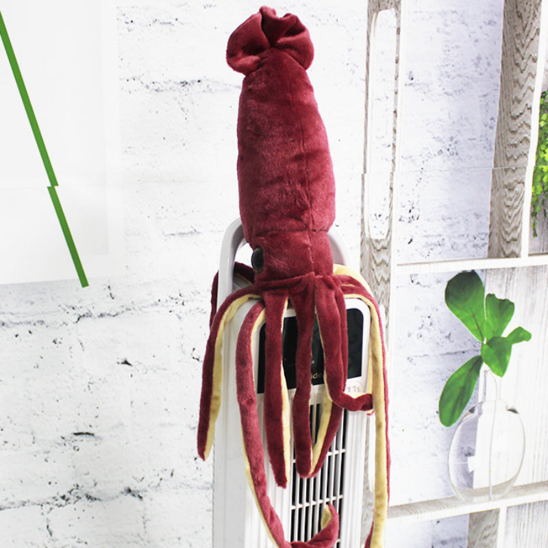 Deep Sea Squid Plush Toy with Soft Tentacles & Expressive Eyes