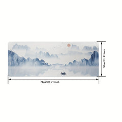 Large Landscape Pattern E-sports Mouse Pad Thick Stitched Edge Anti-slip Mat