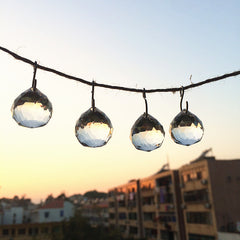 2pcs 20mm Clear Crystal Chandelier Prism Suncatcher Hanging Pendant