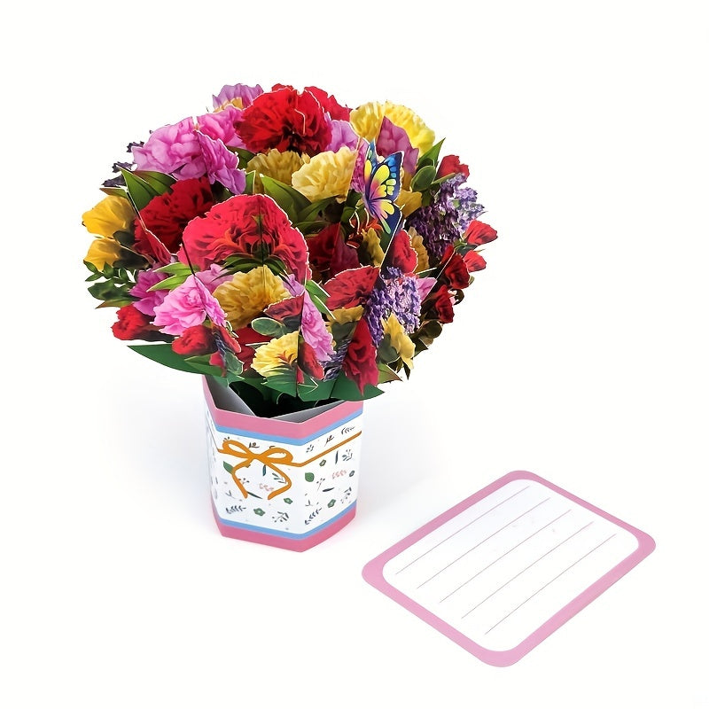 3D Pop up Flower Card for Mother's Weddings and Anniversaries