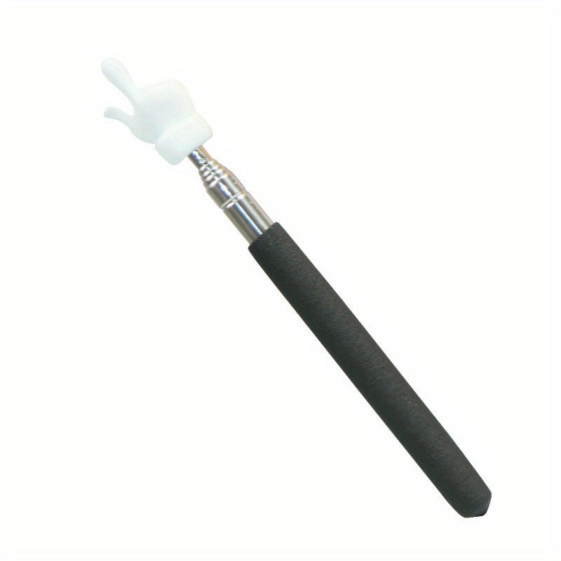 1pc Retractable Teacher Pointer Stainless Steel Telescopic Hand Pointer