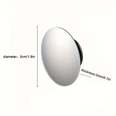 Enhance Safety with 2pcs 360 Rotatable Car Blind Spot Mirrors