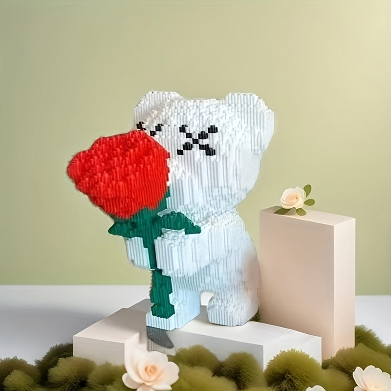 Adorable Bear Building Blocks 3D Puzzle for Family Activities