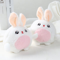 Girl Egg Doll Little Bunny Plush Toy Backpack Keychain
