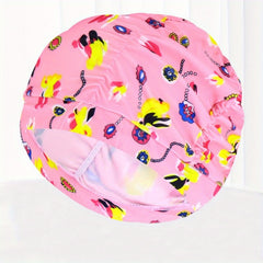 Pleated Swim Caps for Men Women Large Head Long Short Hair Bathing Cap