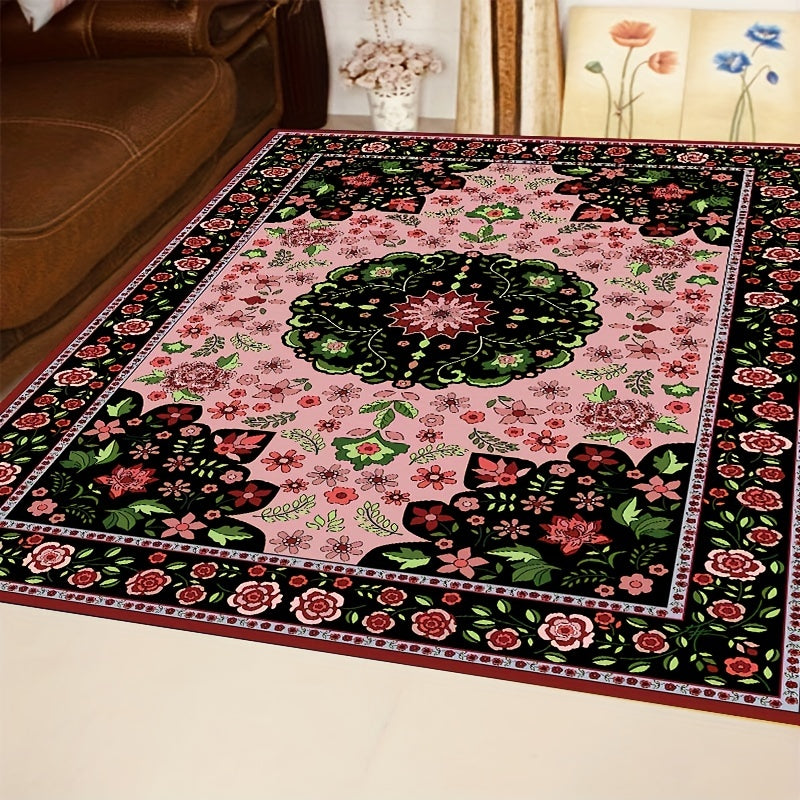 Vintage Non Slip Soft Faux Sheepskin Floor Mat