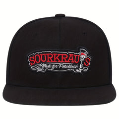 Hip Hop Men's Letter Flat Brim Hat